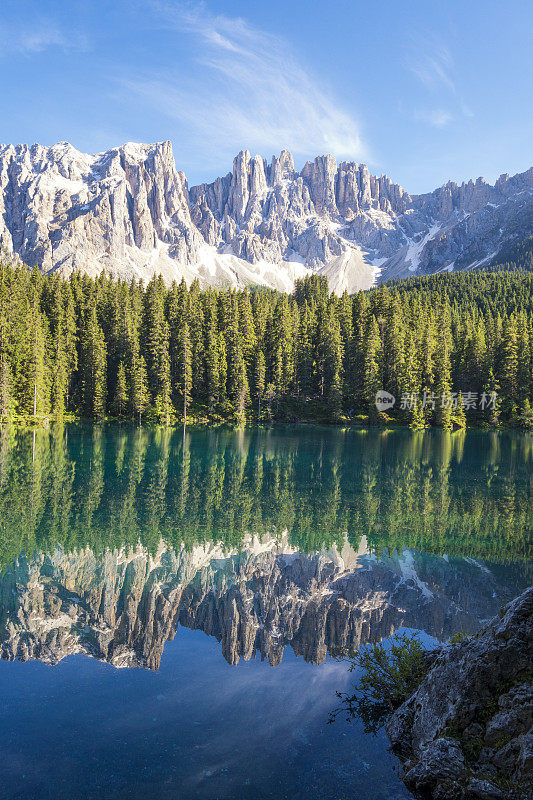 爱抚湖- Karersee, Trentino-Alto Adige，意大利